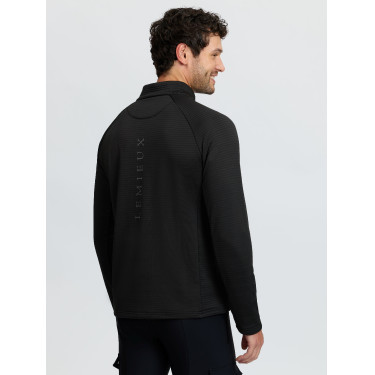 Pull demi-zip LeMieux homme Noir