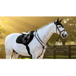 Tapis de selle LeMieux Brilliance Close Contact Square Noir Tapis de selle LeMieux Brilliance Close Contact Square Noir