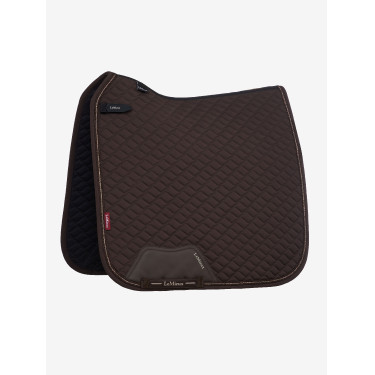 Tapis de dressage LeMieux Brilliance Square Espresso Marron