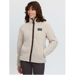 Veste zippée en polaire sherpa Heritage Stone LeMieux Stone Gris Veste zippée en polaire sherpa Heritage Stone LeMieux Stone Gris