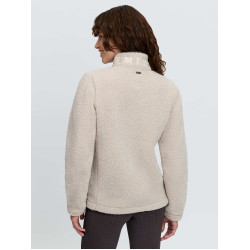 Veste zippée en polaire sherpa Heritage Stone LeMieux Stone Gris Veste zippée en polaire sherpa Heritage Stone LeMieux Stone Gris
