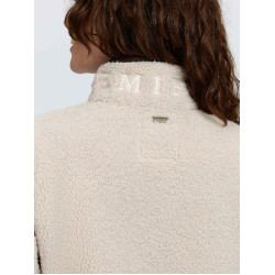 Veste zippée en polaire sherpa Heritage Stone LeMieux Stone Gris Veste zippée en polaire sherpa Heritage Stone LeMieux Stone Gris