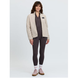 Veste zippée en polaire sherpa Heritage Stone LeMieux Stone Gris Veste zippée en polaire sherpa Heritage Stone LeMieux Stone Gris