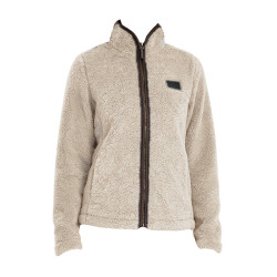 Veste zippée en polaire sherpa Heritage Stone LeMieux Stone Gris Veste zippée en polaire sherpa Heritage Stone LeMieux Stone Gris