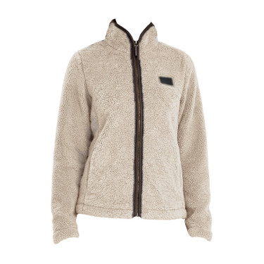 Veste zippée en polaire sherpa Heritage Stone LeMieux Stone Gris Veste zippée en polaire sherpa Heritage Stone LeMieux Stone Gris