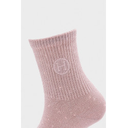 Chaussettes courtes à paillettes Harcour Rhée Pétale Motifs Chaussettes courtes à paillettes Harcour Rhée Pétale Motifs