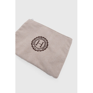 Pochette Harcour Cachou Chevron Pochette Harcour Cachou Chevron