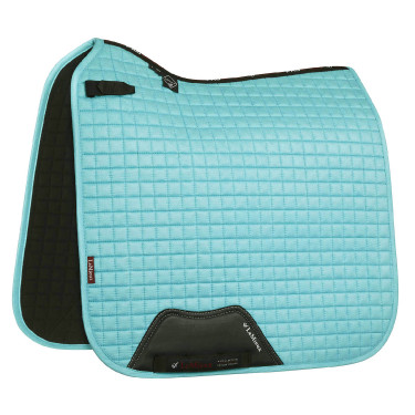 Tapis LeMieux Suede Dressage Square Azure Bleu