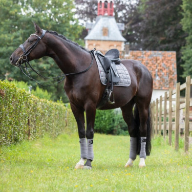 Tapis dressage LeMieux Carbon Mesh Square Tapis dressage LeMieux Carbon Mesh Square