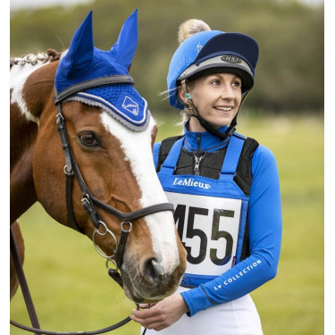 Porte dossard de concours LeMieux Bleu benetton Porte dossard de concours LeMieux Bleu benetton