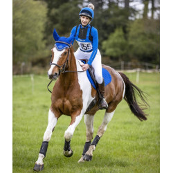 Porte dossard de concours LeMieux Bleu benetton Porte dossard de concours LeMieux Bleu benetton