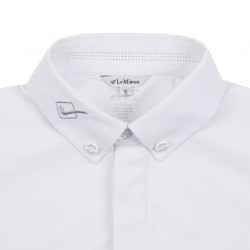 Chemise de concours LeMieux Monsieur Blanc Chemise de concours LeMieux Monsieur Blanc