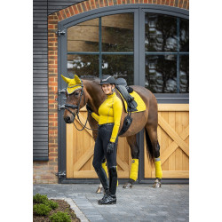 Tapis LeMieux Suede Dressage Square Dijon Jaune Tapis LeMieux Suede Dressage Square Dijon Jaune