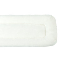 PAD SELLETTE POLAIRE 100 x 17 CM Blanc