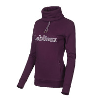 Sweat col cheminée LeMieux à capuches Grape Bordeaux
