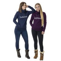 Sweat col cheminée LeMieux à capuches Bleu marine Sweat col cheminée LeMieux à capuches Bleu marine