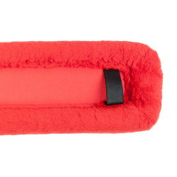 PAD SANGLE MOUTON 75 x 12 CM Rouge