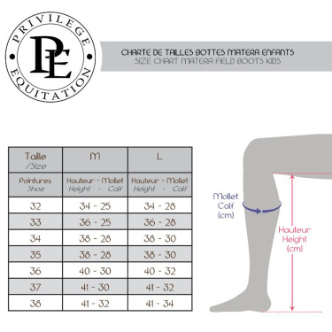 Bottes Matera Junior noir Privilege Equitation Bottes Matera Junior noir Privilege Equitation