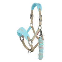 Licol et longe Lemieux Vogue Bleu marine / bleu roi