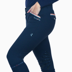 Pantalon Flags & Cup Varena Femme Bleu marine
