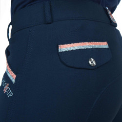 Pantalon Flags & Cup Varena Femme Bleu marine