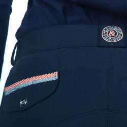 Pantalon Flags & Cup Varena Junior Bleu marine Pantalon Flags & Cup Varena Junior Bleu marine