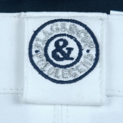 Pantalon Flags & Cup Varena Junior Blanc