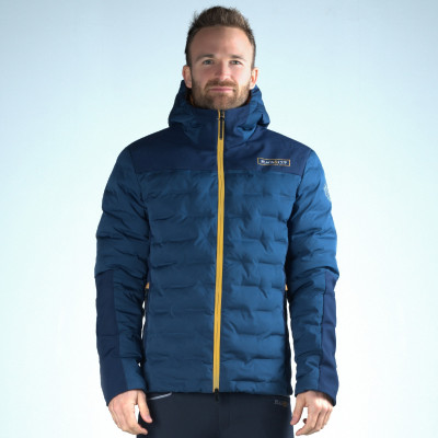 Parka Flags & Cup imperméable homme Nulato Bleu marine