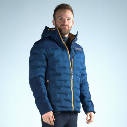 Parka Flags & Cup imperméable homme Nulato Bleu marine