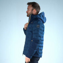 Parka Flags & Cup imperméable homme Nulato Bleu marine