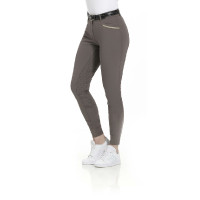 Pantalon Equithème Gizel fond silicone Taupe Marron Pantalon Equithème Gizel fond silicone Taupe Marron