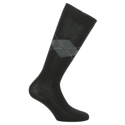 Chaussettes Equithème Rhombus Noir