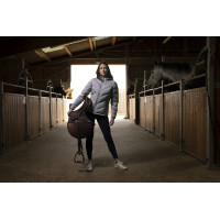 Veste matelassée Equithème Lara Noir Veste matelassée Equithème Lara Noir