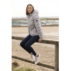 Veste matelassée Equithème Lara Gris chiné Veste matelassée Equithème Lara Gris chiné