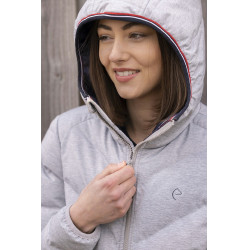 Veste matelassée Equithème Lara Gris chiné Veste matelassée Equithème Lara Gris chiné