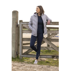 Veste matelassée Equithème Lara Gris chiné Veste matelassée Equithème Lara Gris chiné