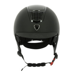 Casque Equithème Airy Noir / bleu brillant