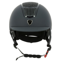 Casque Equithème Airy Noir / bleu brillant