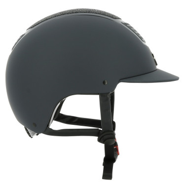 Casque Equithème Airy Noir / bleu brillant