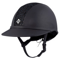 Casque Charles Owen SP8 Plus Leather Look Marine brillant Bleu