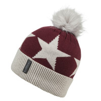Bonnet pompon LeMieux Sasha Rioja Violet Bonnet pompon LeMieux Sasha Rioja Violet