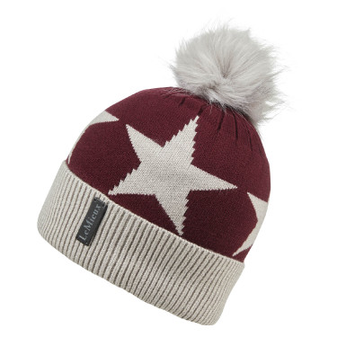 Bonnet pompon LeMieux Sasha Rioja Violet
