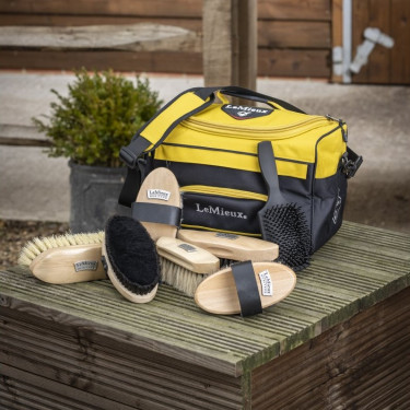 Sac de pansage LeMieux ProKit Lite Grooming Dijon Jaune Sac de pansage LeMieux ProKit Lite Grooming Dijon Jaune