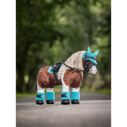 Bonnet anti-mouches pour jouet Mini Poney LeMieux Azure Bleu Bonnet anti-mouches pour jouet Mini Poney LeMieux Azure Bleu