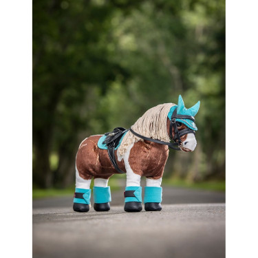 Bonnet anti-mouches pour jouet Mini Poney LeMieux Azure Bleu Bonnet anti-mouches pour jouet Mini Poney LeMieux Azure Bleu
