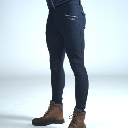 Pantalon Flags & Cup Bassano homme Bleu marine