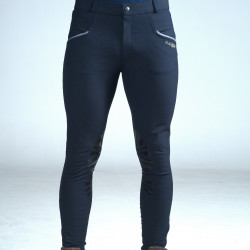 Pantalon Flags & Cup Bassano homme Bleu marine