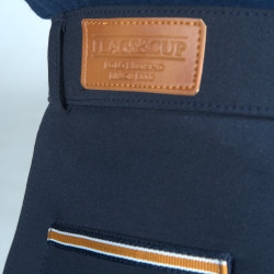 Pantalon Flags & Cup Bassano homme Bleu marine
