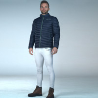 Pantalon Flags & Cup Bassano homme Bleu marine