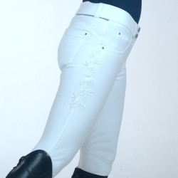 Pantalon Flags & Cup Nakina Junior Blanc